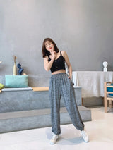 2XL-7XL брюки женские New Plus Fat Large Size Home Wear Wide Leg Sleep Trousers Spring Autumn Cotton Pants Female Pijama Mujer