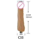 Fredorch Sex Machine Accessories 3XLR Connector Big Dildo Skin Color Dildo Vibrating Dildo Bendable Dildo Heated Dildo Vagina