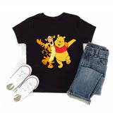 Winnie the Pooh Bear Cartoon Patches for Clothes Heat Transfer Thermal Stickers DIY Kids T shirt Iron on for Women Appliqued