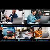 Portable Laptop 15.6inch Intel Celeron N5095 16GB RAM 1TB SSD DDR4 Windows 11 Pro Camera Fingerprint Backlit Keypad Computer PC