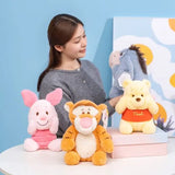 New MINISO Winnie the Pooh series stuffed plush toys, cute cartoon dolls, fun collectibles, perfect birthday gifts for kids.