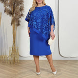 4XL 5XL Plus Size Women Elegant Dresses Floral Slim Dress Large Size Solid Bride Weddings Evening Party Gowns Female Clothing