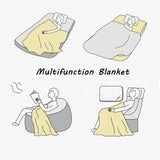 Customized Name Personalized Blanket Winnie The Pooh Printed Blanket Soft and Comfortable Home Travel Adult and Warm Blanket