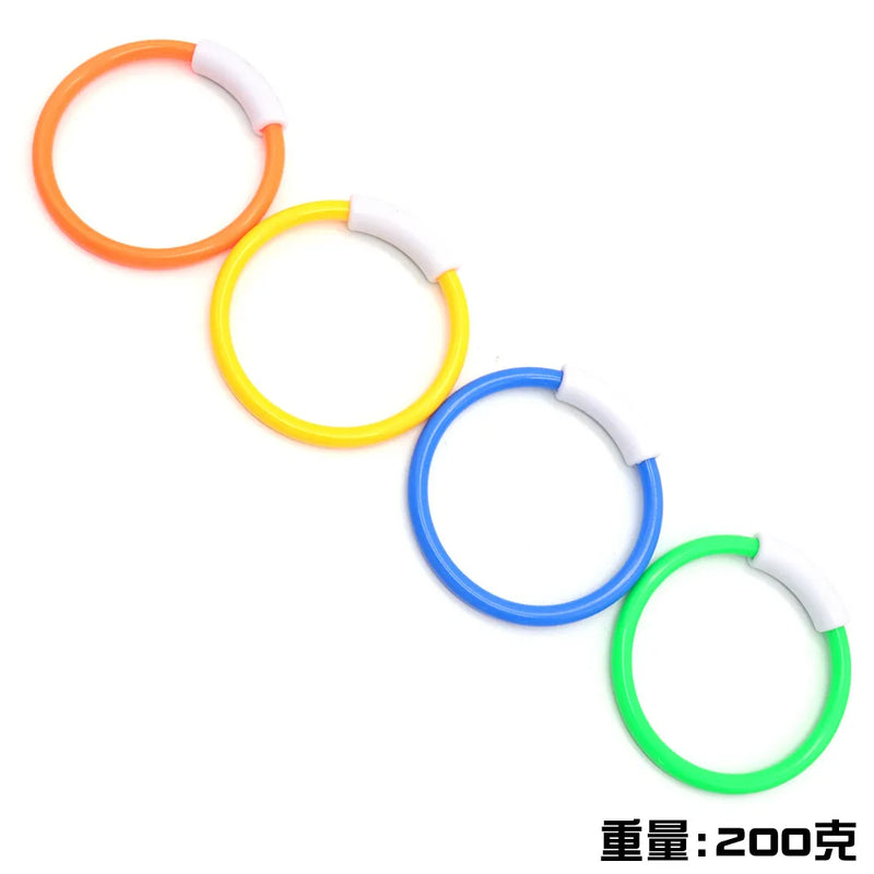 Swimming Diving Toys Children's Fish Dolphin Buoy Pool Treasure Hunt Diving Water Diamond Kids Water Game Toys Set Reusable Gift