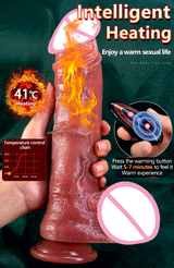 XXXL Huge Dildo Vibrator Dildo Heating Wireless Remote Telescopic Dildo Vibrator For Women Realistic Penis Swing Dick SexToys