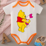 Winnie the Pooh MINISO 100% Cotton Jumpsuit Baby Cloths Onesie Bodysuit for 0 To 12 Months Newborn Best Cute Gift for Baby