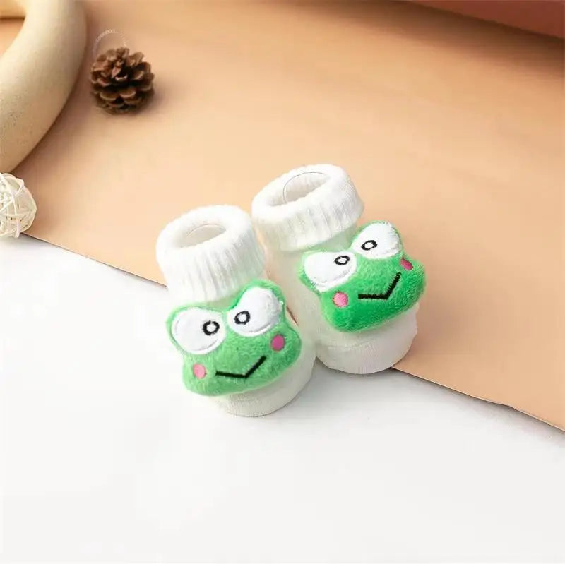 Cute Winnie the Pooh Baby Boy Socks Cotton Baby Socks Rubber Anti Slip Boy Girl Floor Kids Toddlers Sock Infant Newborn Gift