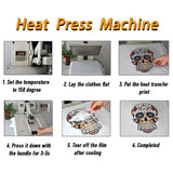 Halloween Winnie the Pooh Heat Transfer Prints for Clothes Ironing Stickers Thermal Decals on Tshirts