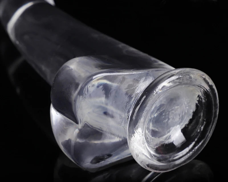 Crystal Simulation Dildo 4size Realistic Dildo For Woman Big Penis Dildo Can Strapon Suction Cup Dildo Transparent Dick Buttplug