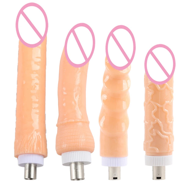 Fredorch Sex Machine Accessories 3XLR Connector Big Dildo Skin Color Dildo Vibrating Dildo Bendable Dildo Heated Dildo Vagina