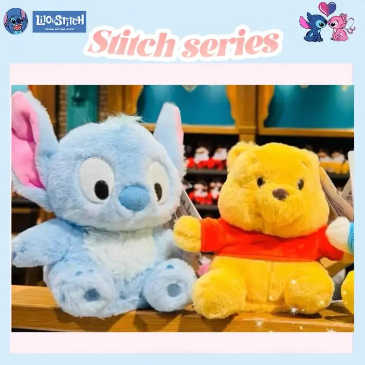 Winnie The Pooh Stitch Plush Toy Interactive Clapping Dancing Bear Cute Animated Stuffed Animal Gift for Kids
