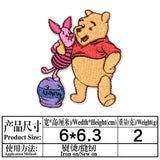 Cartoon Cute Bear Winnie the Pooh Patch For DIY Sew on Child Clothe Ironing Patches Jeans Embroidered Applique Wholesale