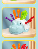 Children's Educational Toys Include Crocodile Inserts, Color and Number Matching, and Finger Fine Movement Exercises to Increase Children's Visual Perception of Color