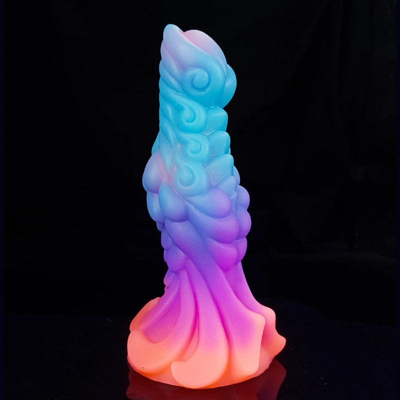 Silicone Realistic Dildo Luminous Monster Dildo Deep Anal Plug Explore Prostate Massage Anal Dildo Butt Plug Anal Toys Sexshop