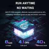 Ultrabook Laptop 15.6 inch AMD R7 4700U Backlit Keyboard Windows11 32GB DDR4 2TB Fingerprint Unlock Gaming Laptop Computer