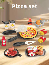 Children's toys: Pretend play, barbecue, fast food, pizza, sushi, afternoon tea, desserts, kitchen food, toy sets