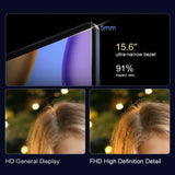 Portable Laptop 15.6inch Intel Celeron N5095 16GB RAM 1TB SSD DDR4 Windows 11 Pro Camera Fingerprint Backlit Keypad Computer PC
