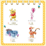 Disney Winnie the Pooh Crystal Building Blocks Winnie the Pooh Bear Table Decoration Adult Toys Children Gifts