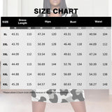 Plus Size Cow Print Dress for Women XL-6XL, V-Neck Animal Print Dress, Bold Black & White Design for Casual & Everyday Wear