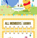 Disney Winnie the Pooh Crystal Building Blocks Winnie the Pooh Bear Table Decoration Adult Toys Children Gifts