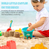 Children Beach Toys Summer Outdoor Games Sand Play Plastic Bucket Watering Bottle Shovels Kids Beach Water Game Toys Tools Gifrs