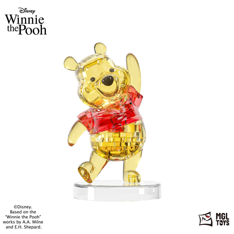 Disney Winnie the Pooh Crystal Building Blocks Winnie the Pooh Bear Table Decoration Adult Toys Children Gifts