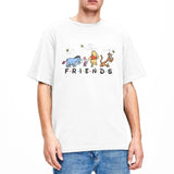 Classic Winnie The Pooh And Friends T Shirt Hip Hop T Shirts Streetwear Tshirt Summer 100 Cotton Breathable 4XL 5XL 6XL Clothes