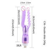Fredorch Sex Machine Accessories 3XLR Connector Big Dildo Skin Color Dildo Vibrating Dildo Bendable Dildo Heated Dildo Vagina