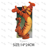 Children's Cartoon Winnie The Pooh Cute Winnie And His Friend Image Ironing Patches Transfer On The Clothes Garment Accessory