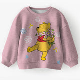 Autumn Winter Winnie the Pooh 3D Printed Kids Teen Round Neck Sweatshirt Set New Arrival Fashion Hot Sale Cute