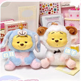 Original Winnie The Pooh Naughty Party Vinyl Face Doll Blind Box Cute Puffy Figurine Collectible Toy Kawaii Girl Birthday Gift