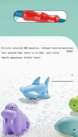 Baby Bath Toys Bathtub Colorful Toys Waterproof Bath Toys for Toddler Infant Boys Girls 0~3years Gift