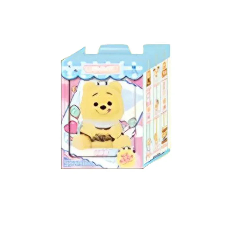 Winnie The Pooh Naughty Party Blind Box Desktop Collectible Plush Pendant Mystery Doll Toy for Girls Birthday Decoration Gift