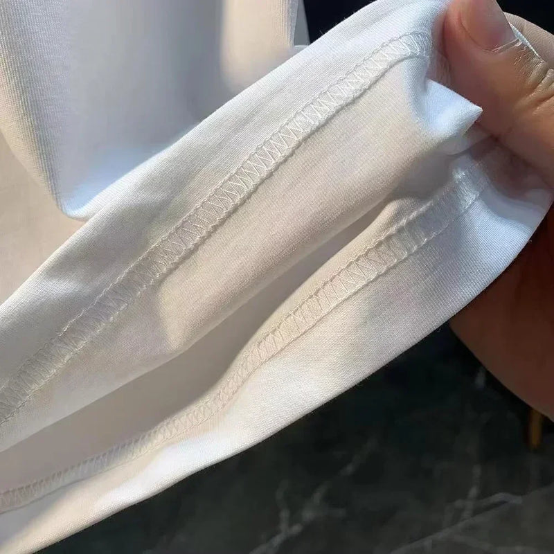 Winnie The Pooh Classic Cotton Tshirt Pink Blue Color Options Cartoon Face Print Short Sleeve Casual Tops 2025 Streetwear