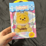 Original Winnie The Pooh Naughty Party Vinyl Face Doll Blind Box Cute Puffy Figurine Collectible Toy Kawaii Girl Birthday Gift