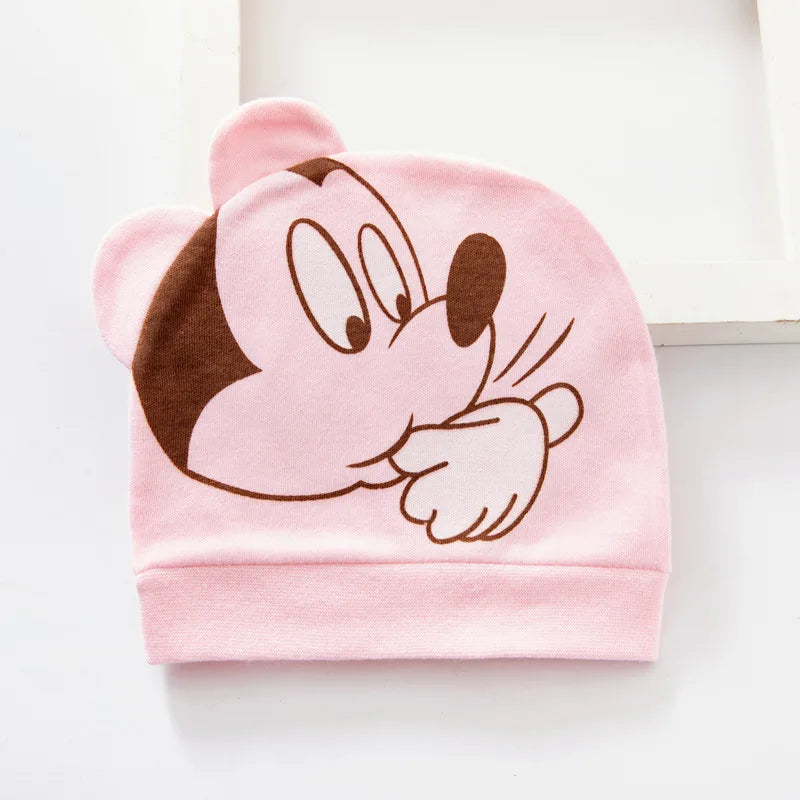 Cartoon Soft Cotton Newborn Hat Winnie the Pooh Baby Cap Summer Soft  newborn Baby Boys Girls Caps
