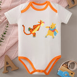 Winnie the Pooh MINISO 100% Cotton Jumpsuit Baby Cloths Onesie Bodysuit for 0 To 12 Months Newborn Best Cute Gift for Baby