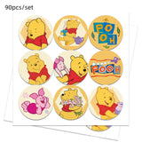 Disney Cartoon Winnie The Pooh Tablecloth Supplies Winnie The Pooh Party Disposable Table Cover Kids Birthday Party Decoration
