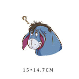 Miniso Co branded IP Winnie The Pooh Heat Transfer Clothes Stickers For Children Iron On Transfer Patches For Clothes Decor
