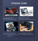 Ultrabook Laptop 15.6 inch AMD R7 4700U Backlit Keyboard Windows11 32GB DDR4 2TB Fingerprint Unlock Gaming Laptop Computer