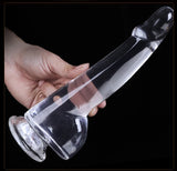 Crystal Simulation Dildo 4size Realistic Dildo For Woman Big Penis Dildo Can Strapon Suction Cup Dildo Transparent Dick Buttplug