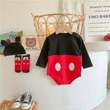 Winnie The Pooh Bear Baby Bodysuit Newborn Long Sleeve Romper Toddler Boys Girls Jumpsuit Clothes K3529