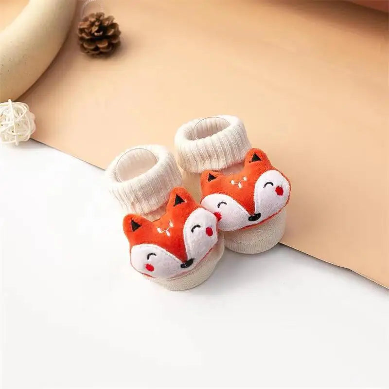 Cute Winnie the Pooh Baby Boy Socks Cotton Baby Socks Rubber Anti Slip Boy Girl Floor Kids Toddlers Sock Infant Newborn Gift