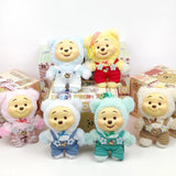 New Cartoon Winnie The Pooh Bear Vinyl Face Plush Toy Bag Charm Blind Box Soft Stuffed Doll Trendy Winnie The Pooh Gift