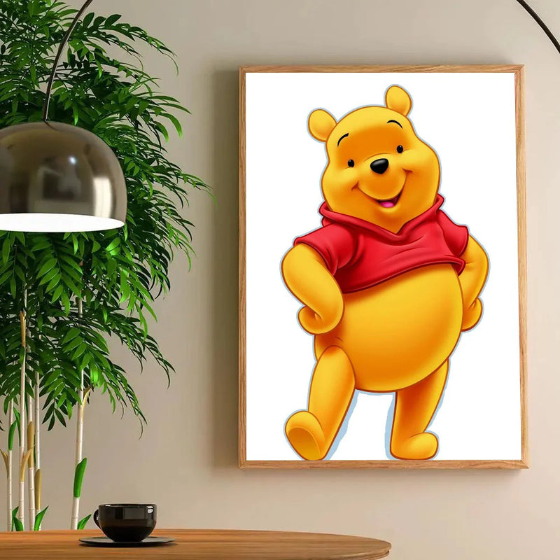 1pc Winnie the Pooh Poster Poster Art Print Bar Living Room Furniture Decor