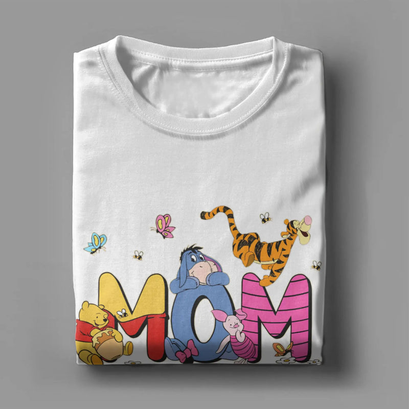 Men Women winnie the pooh Shirt Pure Cotton New Arrival Tee Shirts  Clothing Outfits