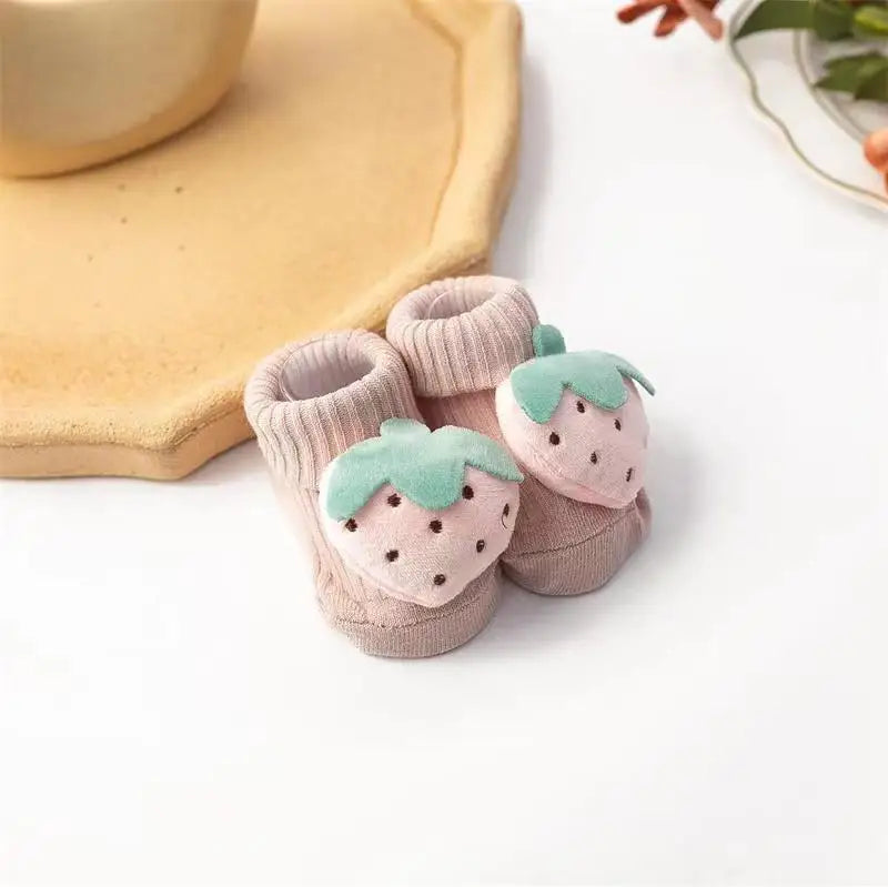 Cute Winnie the Pooh Baby Boy Socks Cotton Baby Socks Rubber Anti Slip Boy Girl Floor Kids Toddlers Sock Infant Newborn Gift