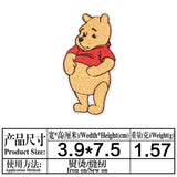 Cartoon Cute Bear Winnie the Pooh Patch For DIY Sew on Child Clothe Ironing Patches Jeans Embroidered Applique Wholesale
