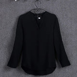 Plus Size Blouse Clothing Women Long Sleeve Shirt Chiffon Blouse Ladies Top blusa feminina S-5XL