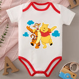 Winnie the Pooh MINISO 100% Cotton Jumpsuit Baby Cloths Onesie Bodysuit for 0 To 12 Months Newborn Best Cute Gift for Baby